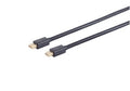 MINI Displayportkabel 1.2, UHD 4K2K, schwarz, 1m