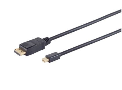 Mini Displayport/ Displayport, 1.2, 4K, schwarz 1m