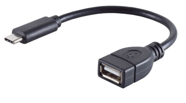 Adapter, USB-Typ C-Stecker/ USB 2.0 A Buchse, OTG
