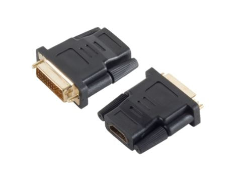 Adapter HDMI-Buchse / DVI-D (24+1) Stecker verg.