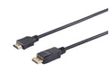 Displayportkabel-Displayport Stecker auf HDMI Stecker,vergoldete Kontakte, 1,0m