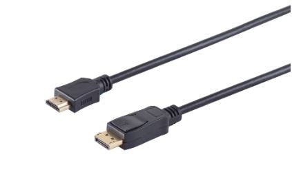 Displayportkabel-Displayport Stecker auf HDMI Stecker,vergoldete Kontakte, 2,0m