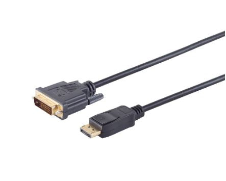 Displayportkabel-Displayport Stecker auf DVI 24+1 Stecker,vergoldete Kontakte, 5,0m