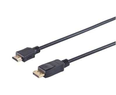 Displayportkabel-Displayport Stecker auf HDMI Stecker,vergoldete Kontakte, 5,0m