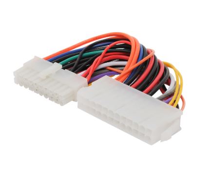 Int. Stromkabel 24pol ATX Buchse/20pol ATX St 0,15m