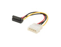 Adapter 4pol 5.25 Powerst/15pol S-ATA+winkel 0,13m