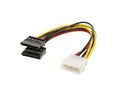 Adapter 4pol 5.25 Powerst./ 2x15pol S-ATA 0,13m