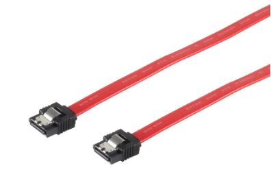 SATA-III-Kabel 3/6Gps. St./St. Befestigung 1m
